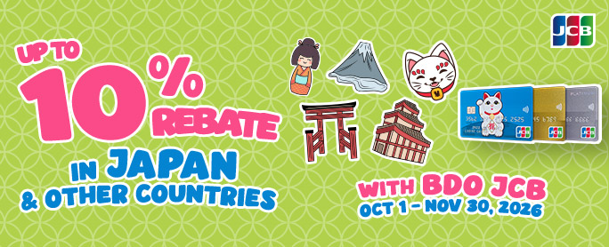 Up to 10% Rebate on Overseas Spend
