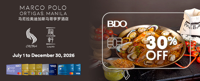 Up to 30% OFF at Marco Polo Ortigas