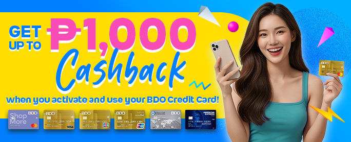 BDO Cashback Activation Promo official promo image