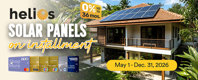 BDO Solar Panel on Installment at Helios Solar! official promo image