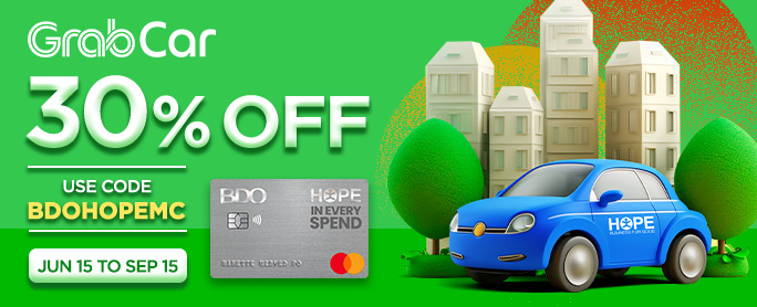 30% OFF on GrabCar