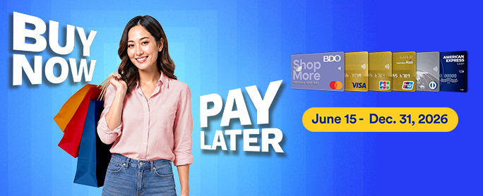 BDO BUY NOW PAY LATER at Department Stores official promo image