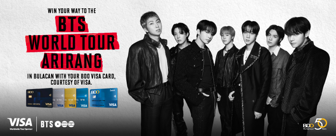 WIN YOUR WAY TO THE BTS WORLD TOUR ‘ARIRANG’ IN BULACAN