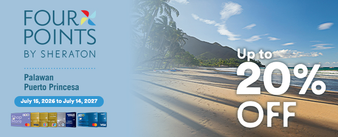 Up to 20% OFF at Four Points by Sheraton Palawan