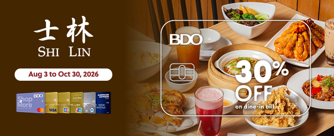 BDO 30% OFF at Shi Lin official promo image
