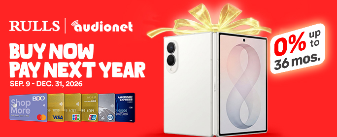 BDO BUY NOW PAY NEXT YEAR at Rulls, Audionet and more! official promo image