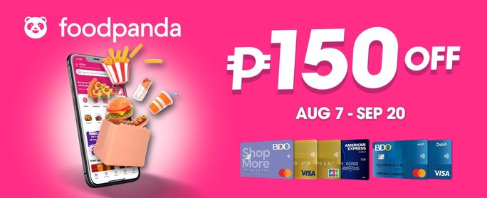 P150 OFF on foodpanda every weekend