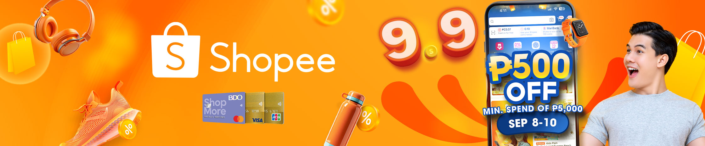 EXTRA P500 OFF on Shopee 9.9 Sale