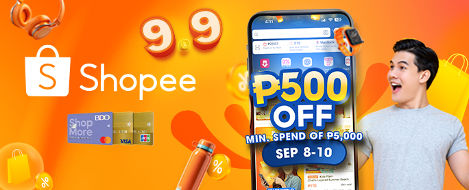 EXTRA P500 OFF on Shopee 9.9 Sale
