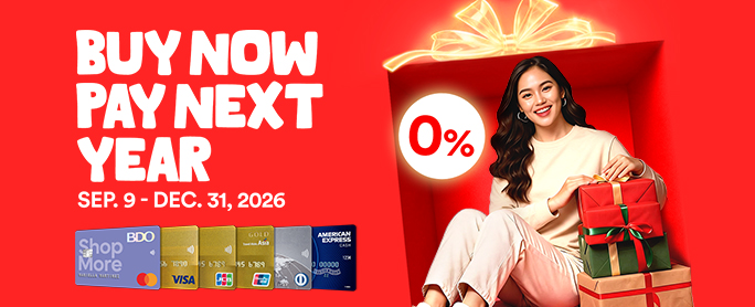 BUY NOW PAY NEXT YEAR
