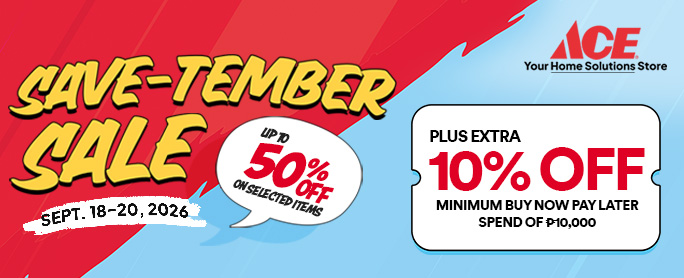 ACE Save-tember Sale