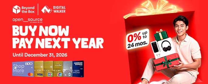 BUY NOW PAY NEXT YEAR at Digital Walker and Beyond the Box