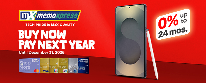 BDO BUY NOW PAY NEXT YEAR at MemoXpress official promo image