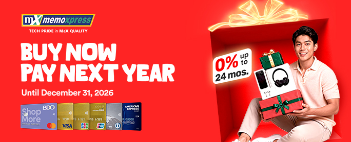 BUY NOW PAY NEXT YEAR at MemoXpress