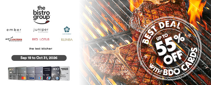 Up to 55% OFF at The Bistro Group
