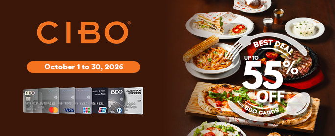 Up to 55% OFF and FREE Pasta at CIBO