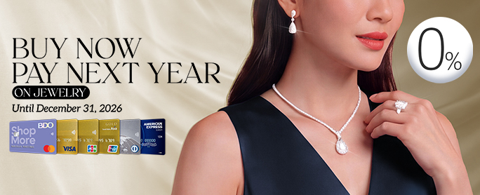 BUY NOW PAY NEXT YEAR on Jewelry