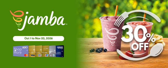 30% OFF at Jamba Juice