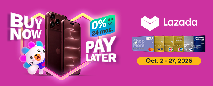 BDO installments credit card promo: Upgrade to the latest iPhone 18 on Lazada!